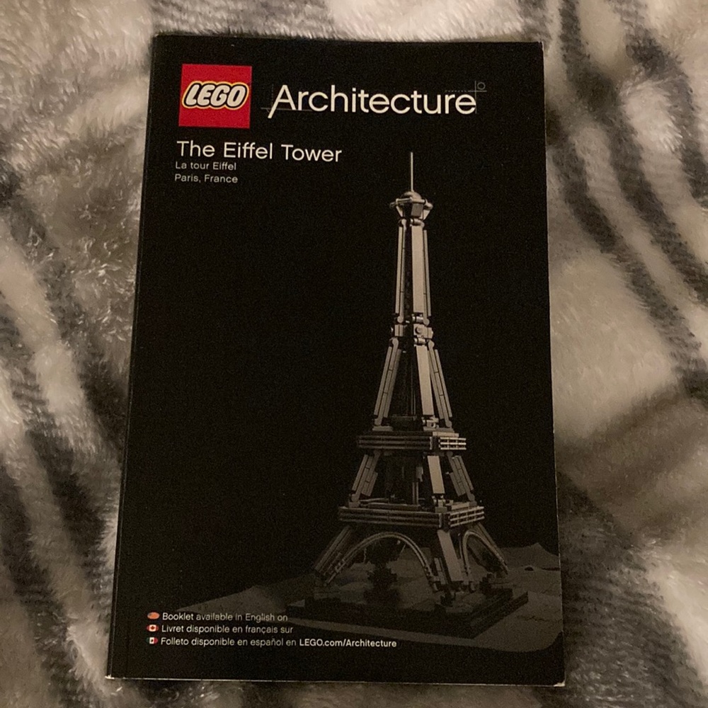Lego, Architecture, The Eiffel Tower instruction book